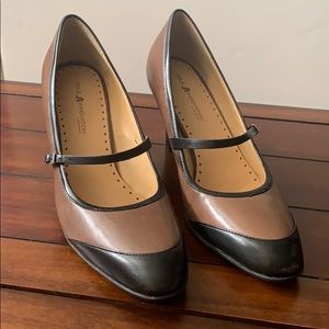 New Brown and black shoes.